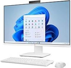 ASUS V470 All-in-One, 27” FHD Anti-Glare Touch Display, 16GB DDR5 RAM, 512GB SSD, Intel® Core™ i7-13420H Processor, Windows 11 Pro, White
