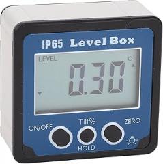 Marhynchus Digital Inclinometer, Digital Electronic Level and Angle Backlight Display Self Reversing Screen 4x90 Measurement with Strong Magnetic Base, for Table Saws Saw Blades Iron