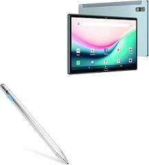 BoxWave Stylus Pen Compatible with MEIZE Tablet Android 11 K118 (10.1 in) - AccuPoint Active Stylus, Electronic Stylus with Ultra Fine Tip - Metallic Silver