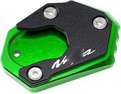 Motorcycle Stand Pad for K&awasaki for Ninja650 for N&INJA 650 250 300 1000 ER6F ER4F ER6N ZX6R ZX10R Side Stand Enlarge Extension and Tire Valve Air Caps (Color : 3, Size : B)