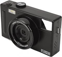 4K Digital Camera, 56MP Dual Screen Camera, Portable Vlog Camera, Electronic Anti Shake, for Baby Growth Records, Travel, Wedding, Campus Records, etc. (Black)