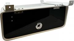 Fishmaster T-Top Electronic Box for Center Console Boats - Marine Grade, Water-Resistant Storage, Lock, Powder Coated White Mounting Brackets Included