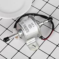 12V Electronic Fuel for 4TNV88 3TNV88-NHB/NHBB, External Fuel Supply Lift 129612-52100 with 2-Bolt 2-Wire Design, Compatible with ZX30U-2 ZX35U-2