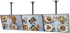 Slim LED Light Box Menu Board Aluminum Frame Wall-Mounted Freestanding Adjustable 3D Electronic Sign for Restaurant Cafe Shop(40x50cm/15.75x19.69in)