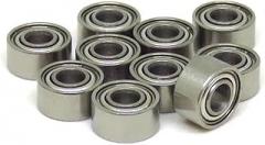 10Pcs 2x5x2.5 SMR52ZZ Stainless Steel Bearings MR52 SMR52 Z ZZ L520ZZ RC Bearing 2 * 5 * 2.5 Reel Bearing(SMR52Z 2x5x2.5mm)