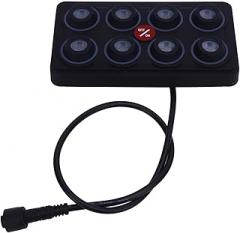 aqxreight 8 Gang Panel Automatic Dimmable LED Touch Control Panel Box Electronic Relay System Car Touch Box for Truck UTV Boat SUV Automatic Dimming Vi 8 Gang PanelCircuit Control Relay