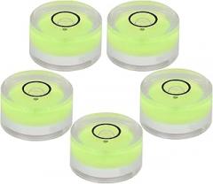 Mini Clear Round Level Bubble for Balance Scale, 5pcs Portable Bubble for Horizontal Calibration of Electronic Scale, ABS and Acrylic Material