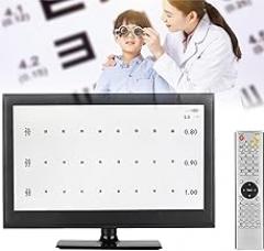 LCD Electronic Optical Eye Charts with Multiple Visual Targets,Adjustable 1-6m Measuring Distance, Clear Measurement, for Home Hospital Clinic(18.5Inch)
