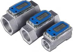 Digital Turbine Flow Meter Flowmeter Gauge PCB Electronic Flow Indicator Sensor Counter Petrol Fuel Kerosene Methanol Water - Flow Meter(1 inch)