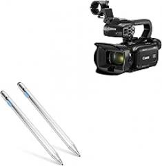 BoxWave Stylus Pen Compatible with Canon XA65 - AccuPoint Active Stylus (2-Pack), Electronic Stylus with Ultra Fine Tip - Metallic Silver