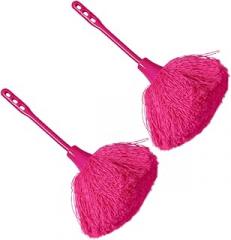 TOYANDONA 2pcs Reusable Multifunctional Dusters with Non-Slip Handle for Home and Car Cleaning Electrostatic Dust Removal Tools for Furniture Blinds Electronics Cobwebs and Office Surfaces