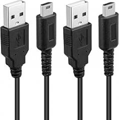Trenro 2 Pack DS Lite Charger Cable, NDSL USB Cord Charging Adapter Compatible with Nintendo DS Lite/DSL (4 ft)