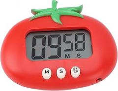 Kids Digital Timer with Alarm Cute Tomato Magnetic Electronic Countdown Timer for Learning and Kitchen Cooking