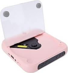 ciciglow CD Player Portable with Dual Stereo Speakers, Rechargeable Portable CD Player with Bluetooth 5.3, Loop Playback, for Home with Headphones, Support AUX USB (Pink)