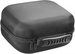 LALAFINA Vive Glasses Storage Bag Black Protective Case for Electronics Travel-friendly Accessory Bag