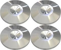 Preffair 4Pcs Stainless Steel Audio Speaker Spike Pads Mats Speaker Isolation Stand Feet Cone Shock Floor Protector Base for HiFi Turntable Subwoofer Loudspeaker Amplifier CD DVD Player