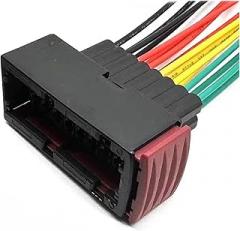 1/16 Pin Automotive Trip Computer ECU Connector Car Electronic Control Unit Waterproof Plug 1-967242-1 1-965427-1(Black)