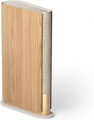 Bang & Olufsen Beosound Emerge Wi-Fi Multiroom Speaker, Gold Tone/Light Oak