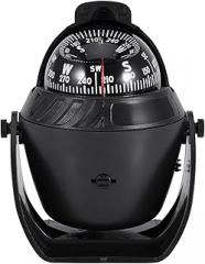 Boat Navigation Compass, High Digital Compass with LED Light, Adjustable Mounting Bracket, Electronic Pivoting Compass for Marine, Boat, Truck, Car Use