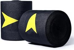 2 Pcs Arrow Pattern Floor Cord Cover for Office Carpet Wire Cover Under Desk Cable Grip Strip Management Hold Cords in Place for Power Cords Audio Cables Coaxial Cable (3.9” WX 10’L)