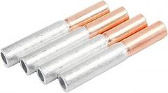 1 Pcs GTL Series Compressed Copper Aluminum CU-AL Tube bimetal Crimp Terminal Cable Wire Connector Splice Sleeve Lug Ferrule GTL(GTL-10)