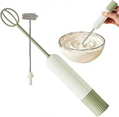 Rechargeable Milk Frother - Electronic Components | Detachable Stainless Steel Whisks | Dētachable Coffee Mixer For Milk, Drink, Egg, Tea, Cream, Beverage, Chocolate