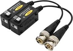 8MP Coaxials Clearly Video Balun BNC to Ethernet Extender for Long Distances Surveillances Transmission Up to 300M