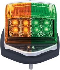 17 LED Grakon 5000 Cab Light Dual Color. Amber Clearance to Green Auxiliary