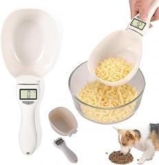 2026 Upgraded Electronic Measuring Spoon, electronic measuring spoon with conversion, 800g / 0.1g High Precision with LCD Screen, for kitchen Dogs and Cats Weight Management Period (1PCS)