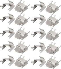 New Lon0167 20Pcs Silver Featured Tone Metal AAA reliable efficacy Battery Positive Negative Contact Shrapnel Plate(id:8d4 36 aa 6de)