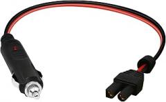 CERRXIAN 40cm 12V 24V Cigarette Lighter Plug to EC5 for Battery Booster Portable Jump Starter On-Board Electrical