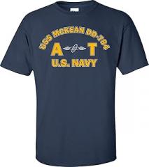 Generic USS McKean DD-784 Rate at Aviation Electronics Technician T-Shirt