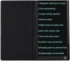 Mini LCD Writing Tablet Updated, 6.5in Erasable Reusable Electronic Drawing Pads, Electronic scratchpad, Hanging Pens with Leather Case