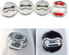 PolarLander 4pcs Car Styling Stainless Sticker Case Door Lock Buckle Protective Cover for Kia Cadenza