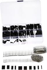 GARVALON 610pcs Wire Connector Kit Jumper Crimp Cable for PCB and Electronics Prototyping for Electrical Appliances and Development Boards