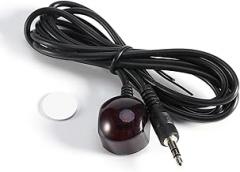 ‌3.5mm Plug IR Remote Control Extender Cable, 1.22m Infrared Signal Repeater with Adhesive Back, Plug Play for AV Equipment STB Boxes, Extends Remote Range to Any Room