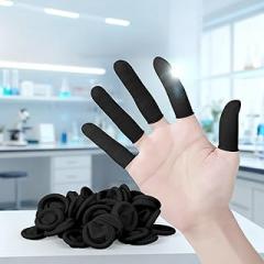 Disposable Finger Cots 200 Pack, Powder-Free Anti-Slip Finger Protectors for Sewing Electronics Beauty Crafts and Food Prep