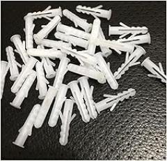 250pcs Anti-Skid Plastic Expansion Tube 12MM Plastic casing Plastic Expansion Screws Nylon Bulge Anchor The Rubber Plug