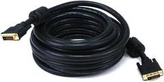 Monoprice 25ft 24AWG CL2 Dual Link DVI-D Cable - Black [Electronics]