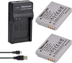 Newmowa NB-5L Replacement Battery (2-Pack) and Portable USB Charger Kit for Canon NB-5L and Canon PowerShot S100, S110, SD790IS, SD850IS, SD870IS, SD880IS, SD890IS, SD970IS, SX200IS, SX210IS