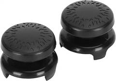 for Controller Grip, for Thumbsticks Grips, 2PCS Thumbstick Soft Silicone Cover Grip Stick Joystick Controller Gamepad Key Cap for (Black)