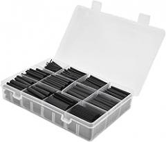 Heat Shrink Tubing Kit, Boxed Shrinkable Tube Safe 650Pcs Marine Assorted for DIY for Electronics