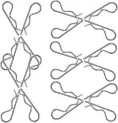 20pcs Spring Retaining Wire Hair Double Design Cotter Clips for Mechanical and Electronic Devices