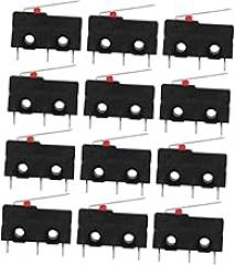 Veemoon 12pcs Micro Limit Switch with Hinge Levers Precision Mechanical Lever Switch for Enhanced Control Electronic Devices and Equipment