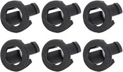 LED Light Holder, 200Pcs LED Holder Electronic Component Accessory Diode Bracket Mount Plastic Black 5mm ABS Electrician and Electronic Tools