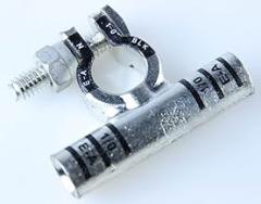 Crimp Supply 1/0 Ga. Negative Flag Battery Terminals (1 per Pack)