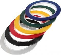 6rolls High Temperature Insulation Clothes Masking Tape Each Multi-Color Adhesive Tape for Electronics and Clothing Design