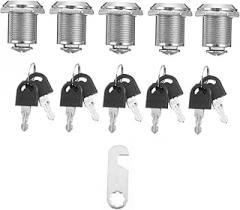 5pcs Lockable Box for Mailbox Cabinet Drawer Cupboard Cam Locks Security Lock