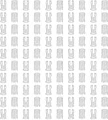 Led Lamp Socket, 3mm 100Pcs Led Holder Flat heads Led Light Emitting Diode Shade Transparent hat cover Electronic Component 3Mm for Bezel Mount Panel Display