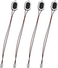 4 PCS Speaker 1 Watt 8 Ohm Mini 8ohm 1w Full-Range Cavity Advertising Machine Small Speaker 3.3V 5V with JST-PH1.25mm-2 pin Interface for Arduino Small DIY Electronic Projects